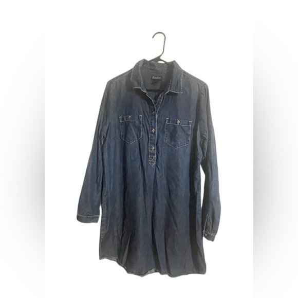 Lucky Brand Blue Denim Top - Picture 1 of 2